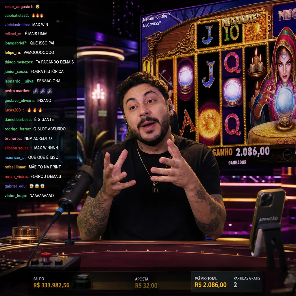 Streamers de cassino e a arte da narrativa: como criadores transformam rodadas aleatórias em histórias emocionantes