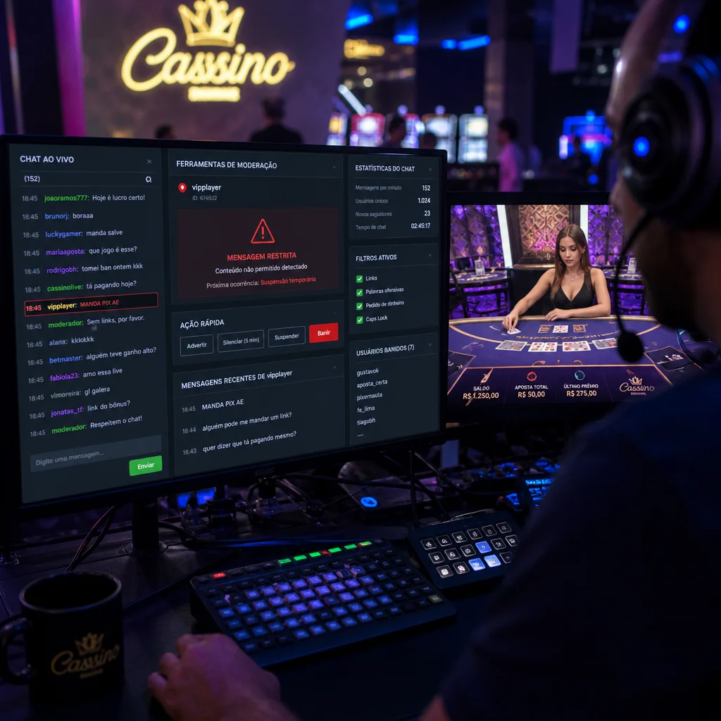 Streamers de cassino e a moderação de chat: como a gestão de comunidades se tornou uma arte silenciosa