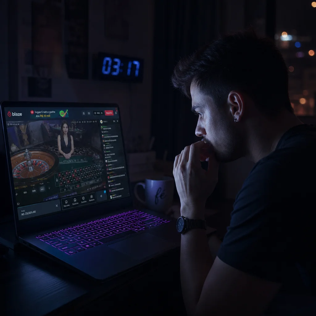 Streamers de cassino e a rotina noturna: como as transmissões ao vivo se tornaram um ritual da madrugada brasileira
