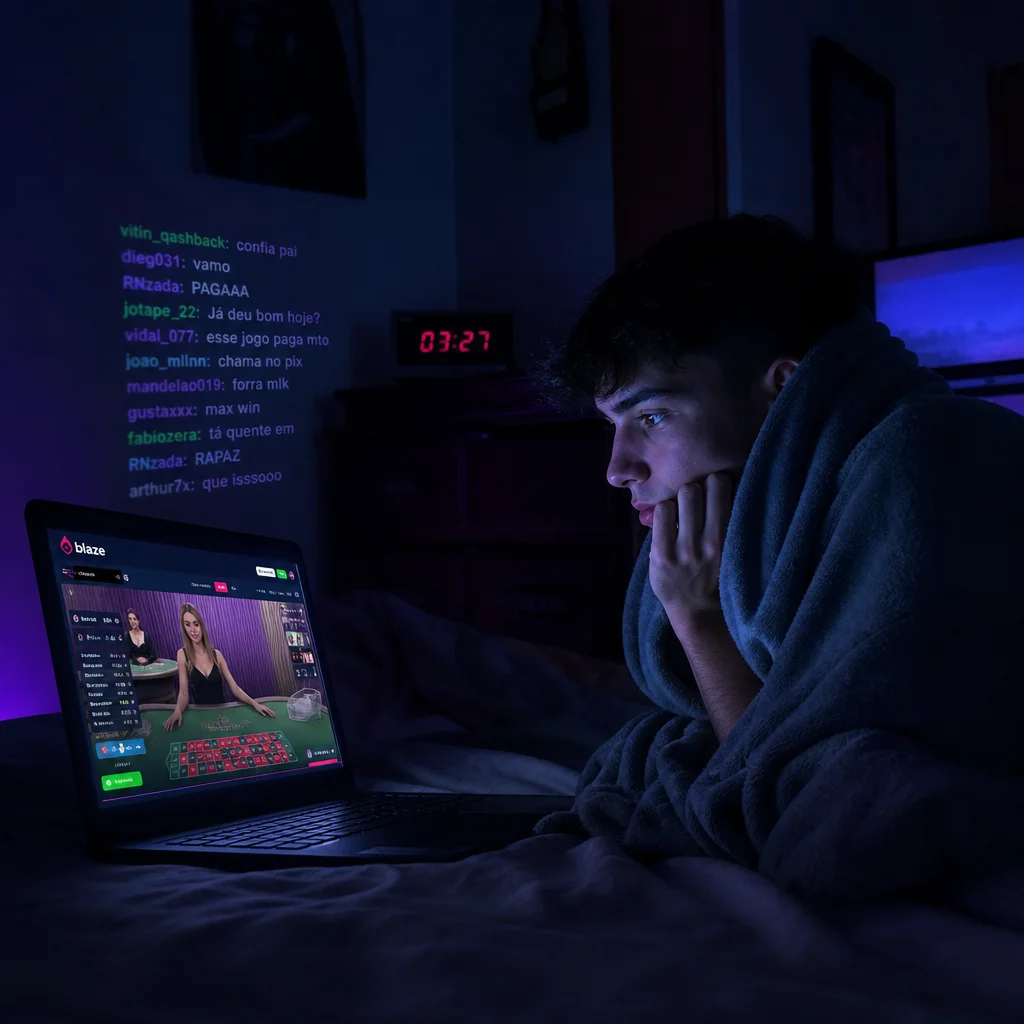 Streamers de cassino e o horário nobre da madrugada: como o público brasileiro consome apostas ao vivo durante a noite